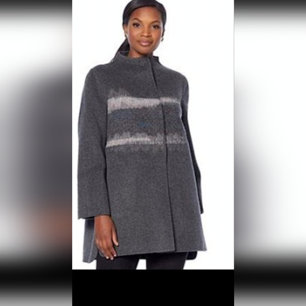 MarlaWynne Gray Trench Coat